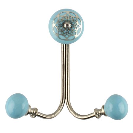 Turquoise Strewn Flat Wired Hooks Online